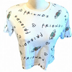 FRIENDS Crop Top, Cotton Crop Top, Friends Gift, Size Large